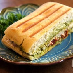 Pesto, Sun-Dried Tomato Panini