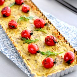 Cheese Eggplant Tart