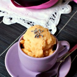 Rooibos tea and Lavender Sorbet