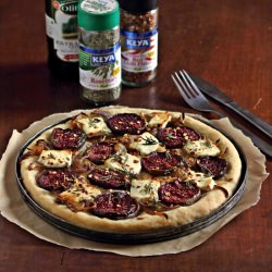 Fresh Fig, Onion & Paneer Pizza