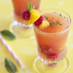 Mango-Raspberry Sangria