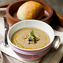 Mushrooms and Barley Soup