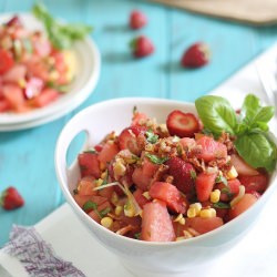 Watermelon Bacon Salad
