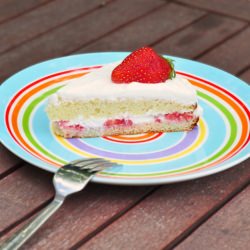 French Strawberry Cake