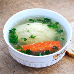 Veggie Soup with Semolina Dumplings