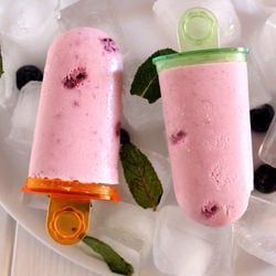 Crunchy Berry Popsicles