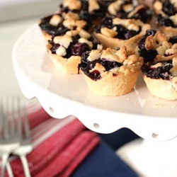 Baby Blueberry Pies