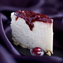Frozen cheese cake.