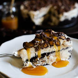 Peanut Butter Cup Ice Cream “Cake”