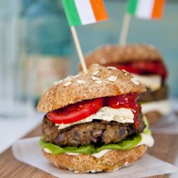 Irish Blue Cheese Burgers