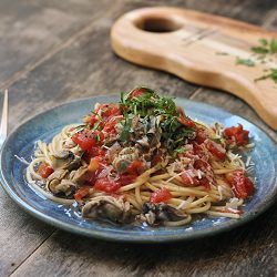 Pasta with Oysters