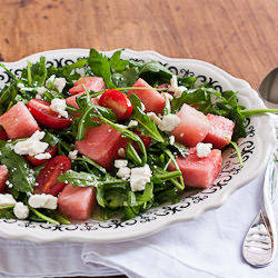Watermelon & Arugula Salad