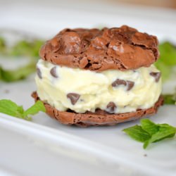 Mint Chip Gelato Sandwich