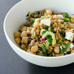 Chickpea & Farro Salad