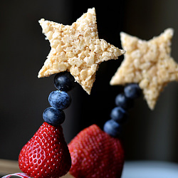 Rice Krispy Treat Sparklers