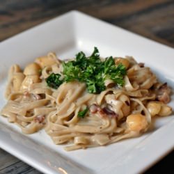 Bacon & Scallop Alfredo