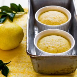 Steamed Lemon Curd Puddings