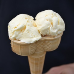 Vanilla ice-cream