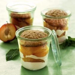 Peaches and Creme Shortcakes