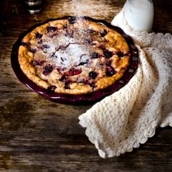 Chocolate and Blackberry Cheesecake
