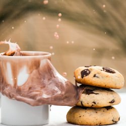 Chocolate Chunk Coconut Cookies