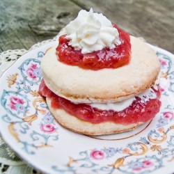 Rhubarb Shortcake
