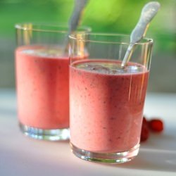 Raspberry-Mint Smoothie