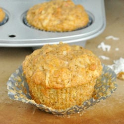 Gluten-Free Carrot Coconut Muffins