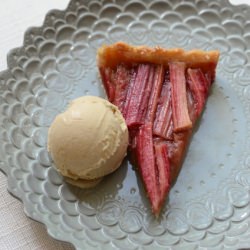 Rhubarb and Honey Tart