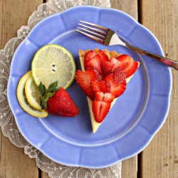 Citrus Tart With Strawberries