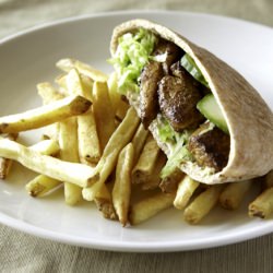 Shawarma Chicken and Hummus