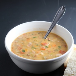 White bean & chicken chowder