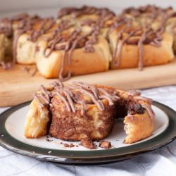 Challah Nutella Cherry Walnuts Buns