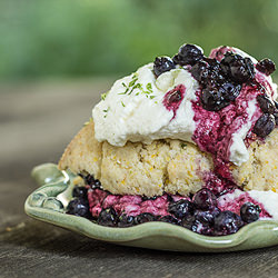 Berry-Lime Cornmeal Shortcakes