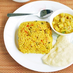 Tomato Peas Pulao