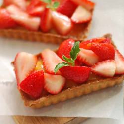 Strawberry Frangipane Tart