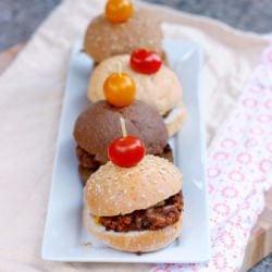 Spicy Black Bean Sliders