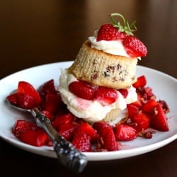 Kicked Up Strawberry Shortcake