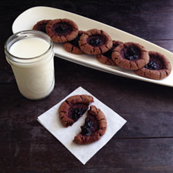 Almond Butter & Jam Cookies