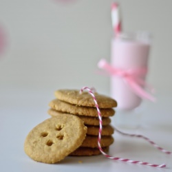 Button Butter Cookies