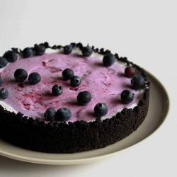 Blueberry Ice Cream Pie