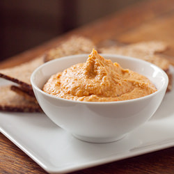Roasted Red Bell Pepper Hummus