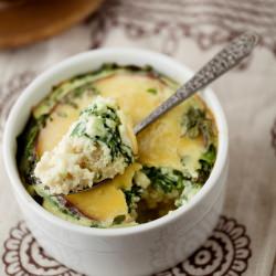 Spinach Millet Egg Bake
