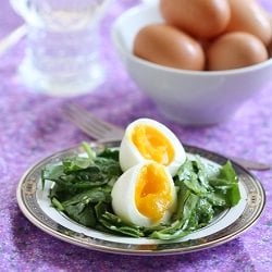 Easy Eggs and Spinach
