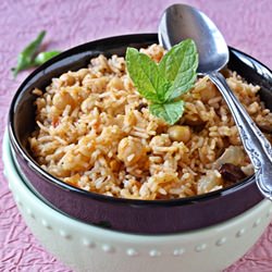 Chickpeas and Tomato Rice