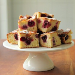 Cherry `bubble` cake