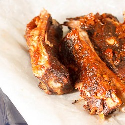 Dry Rubbed Oven Baked Ribs