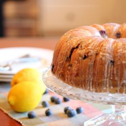 Blueberry Lemon Poundcake