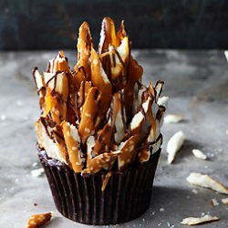 Beer and Pretzel Cupcakes