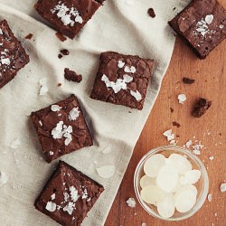 Mint Candy Brownies